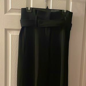 Babaton Black dress pants with belt